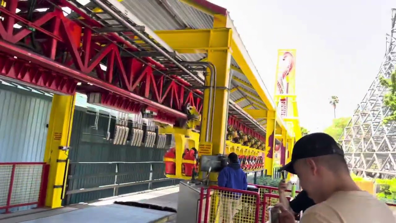 The Flash Vertical Velocity Off Ride Six Flags Discovery Kingdom Intamin Impulse