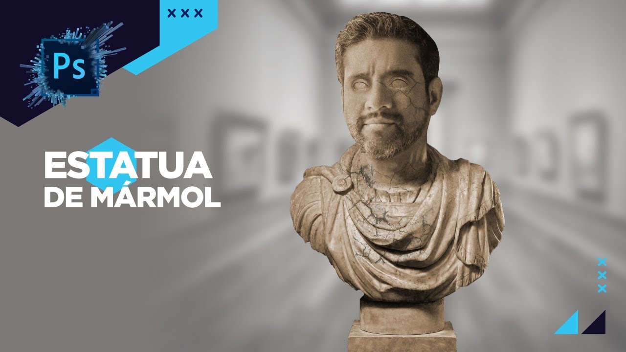 Estatua de mármol | Photoshop | Tutorial #119​​​ | Español