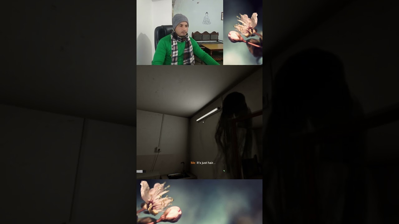 Ye Sirf Ek Baal The… Ya Kuch Aur? 👻#HauntedRoom205 #CreepyMoment #HorrorGaming #GamingTales