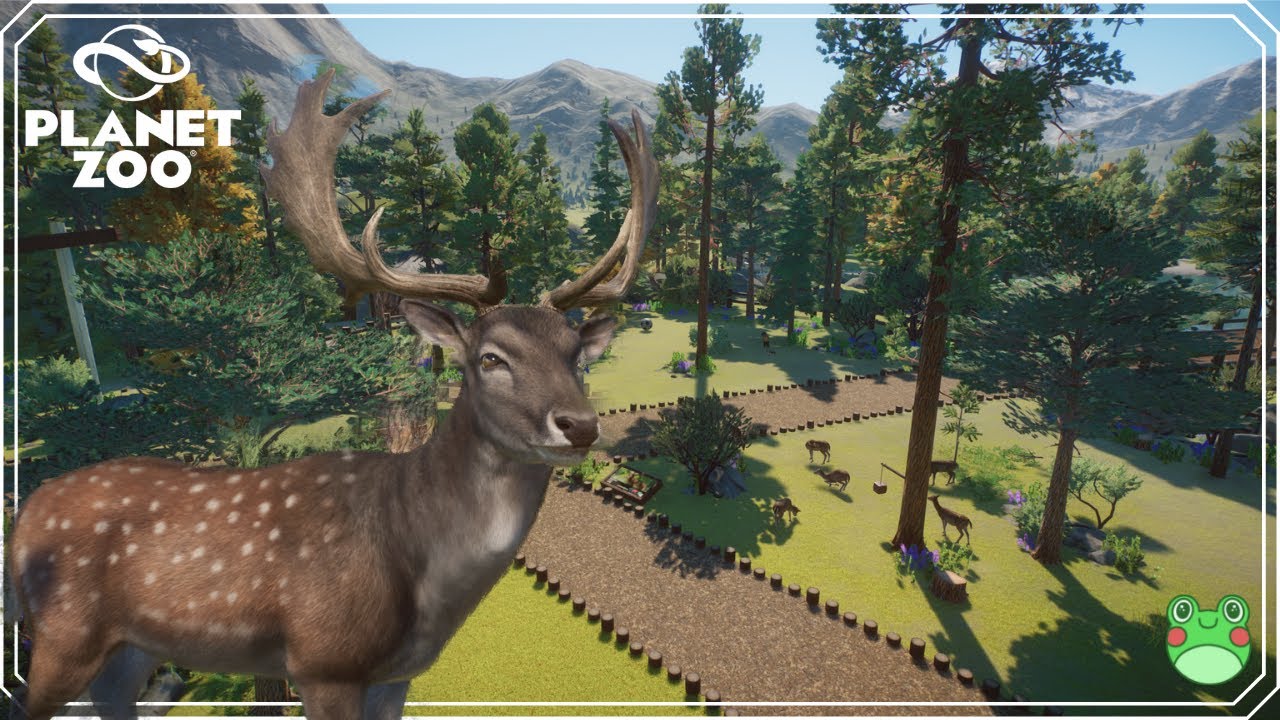 Fallow Deer Woodland🦌 - Planet Zoo Speedbuild ~ Pine Lake National Park