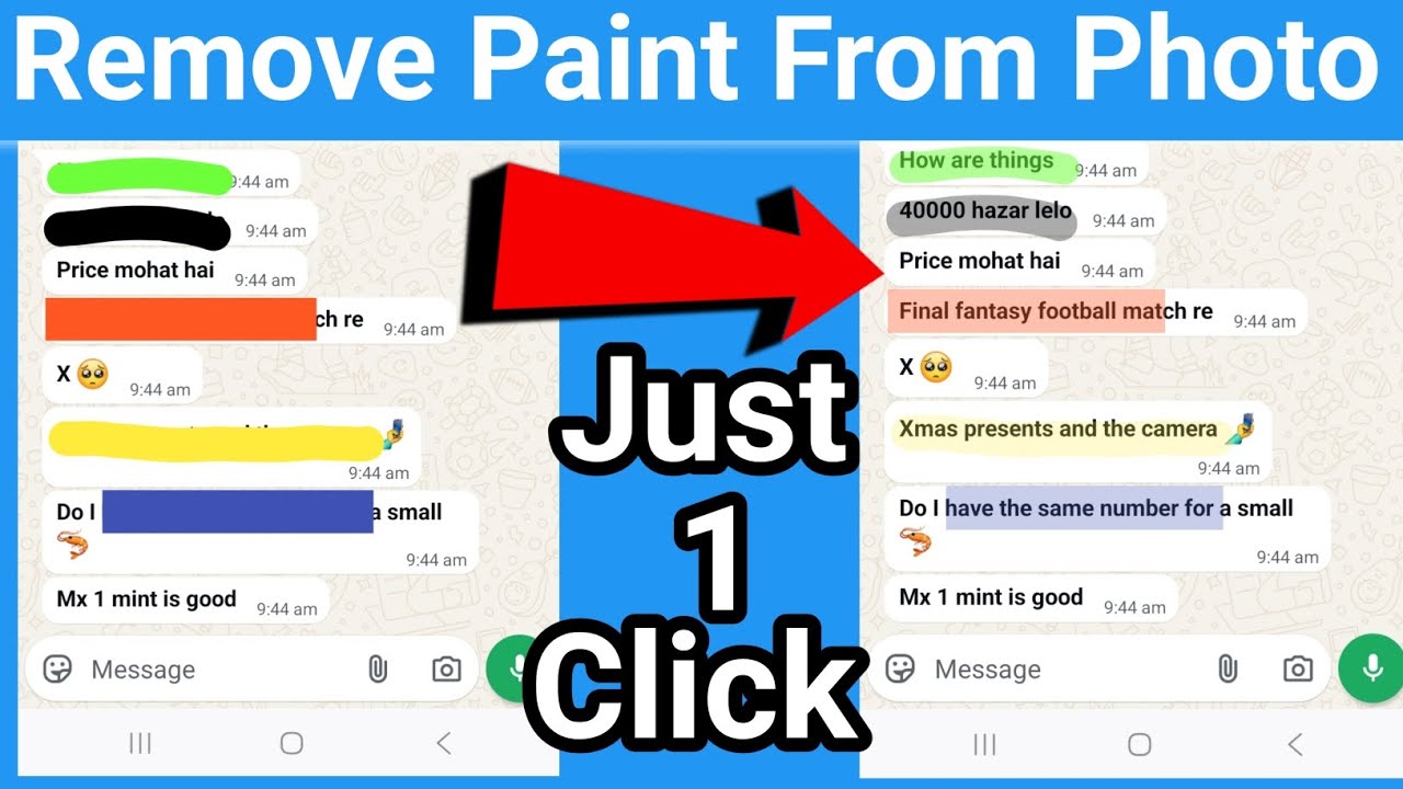 how to remove paint from text / how to remove paint from screenshot