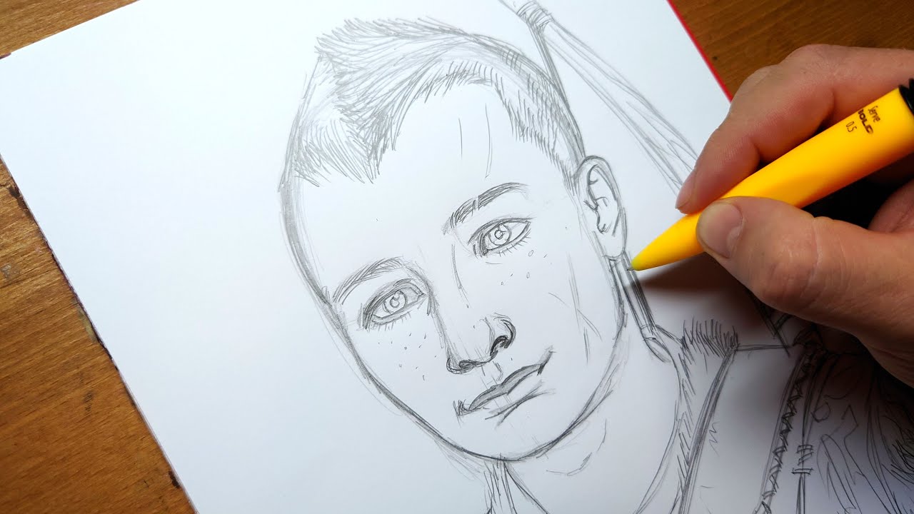 Atreus for God of War Ragnarok on drawing Pencil | dumit3 arts Neo Albios