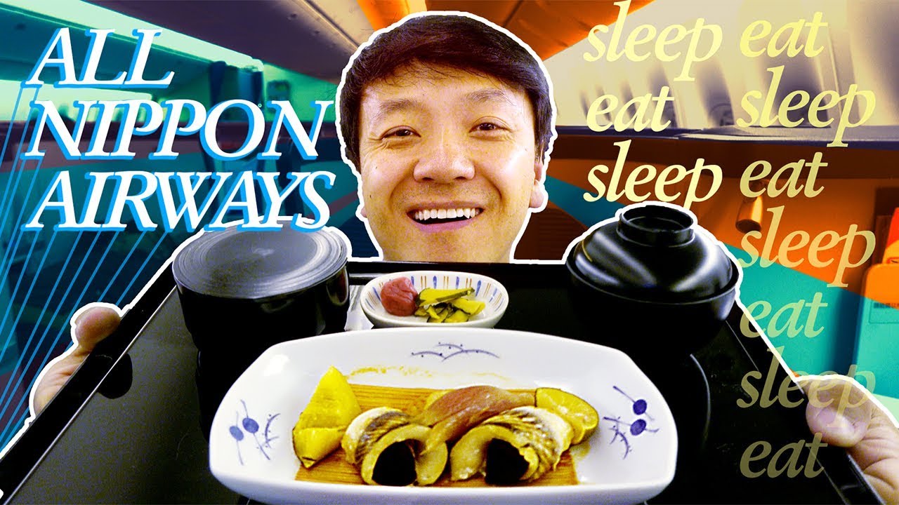 Airport Ramen, ANA BUSINESS CLASS & My House at Night