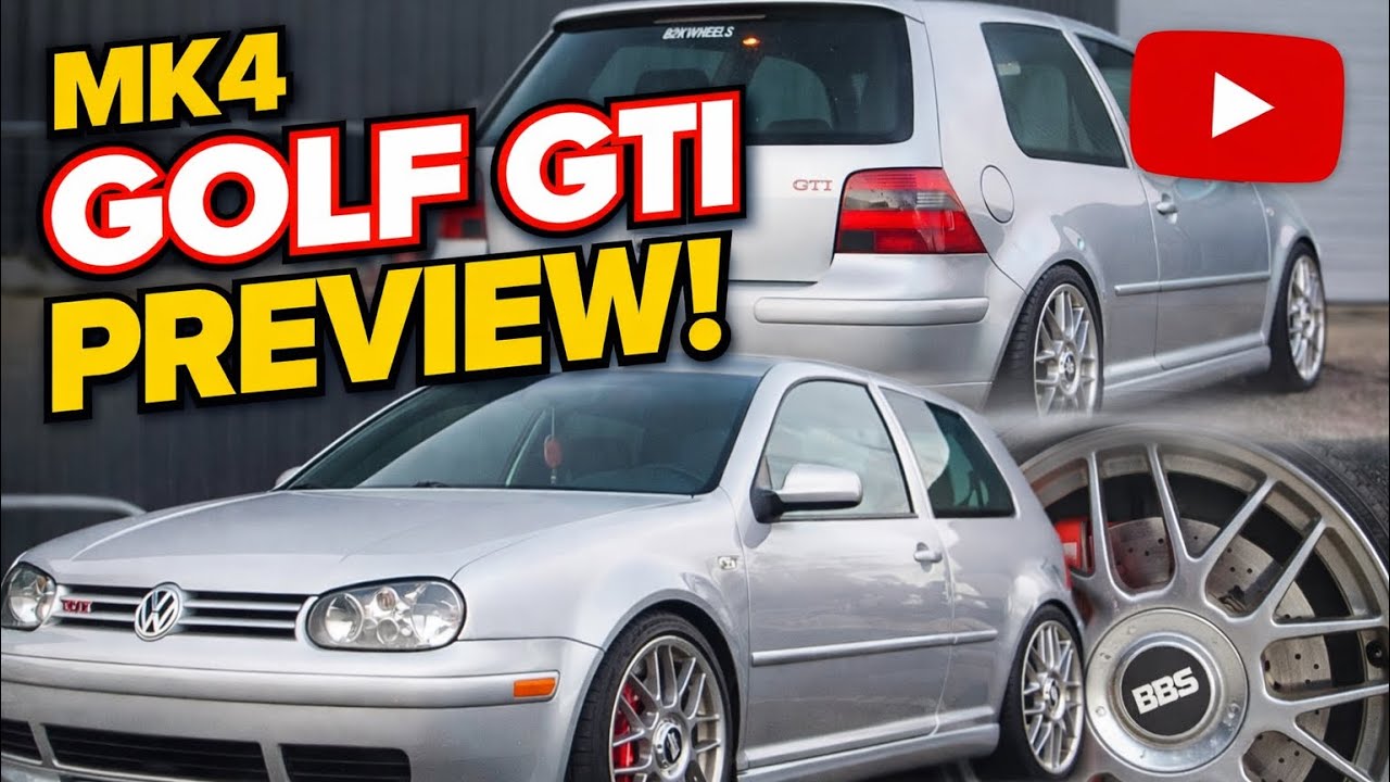 EEN VOLKSWAGEN GOLF 4 GTI 25 JAHRE OP DE FOTO GEZET! DETAILS VAN DEZE AUTO ZIJN TE MOOI!