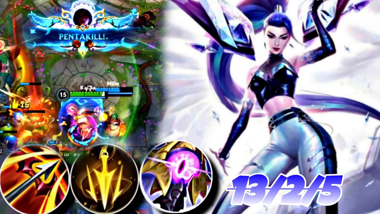 WILD RIFT | Кайса &mdash; лучший выбор для повышения ранга в патче 6.3a? |Игровой процесс Pentakill | #...