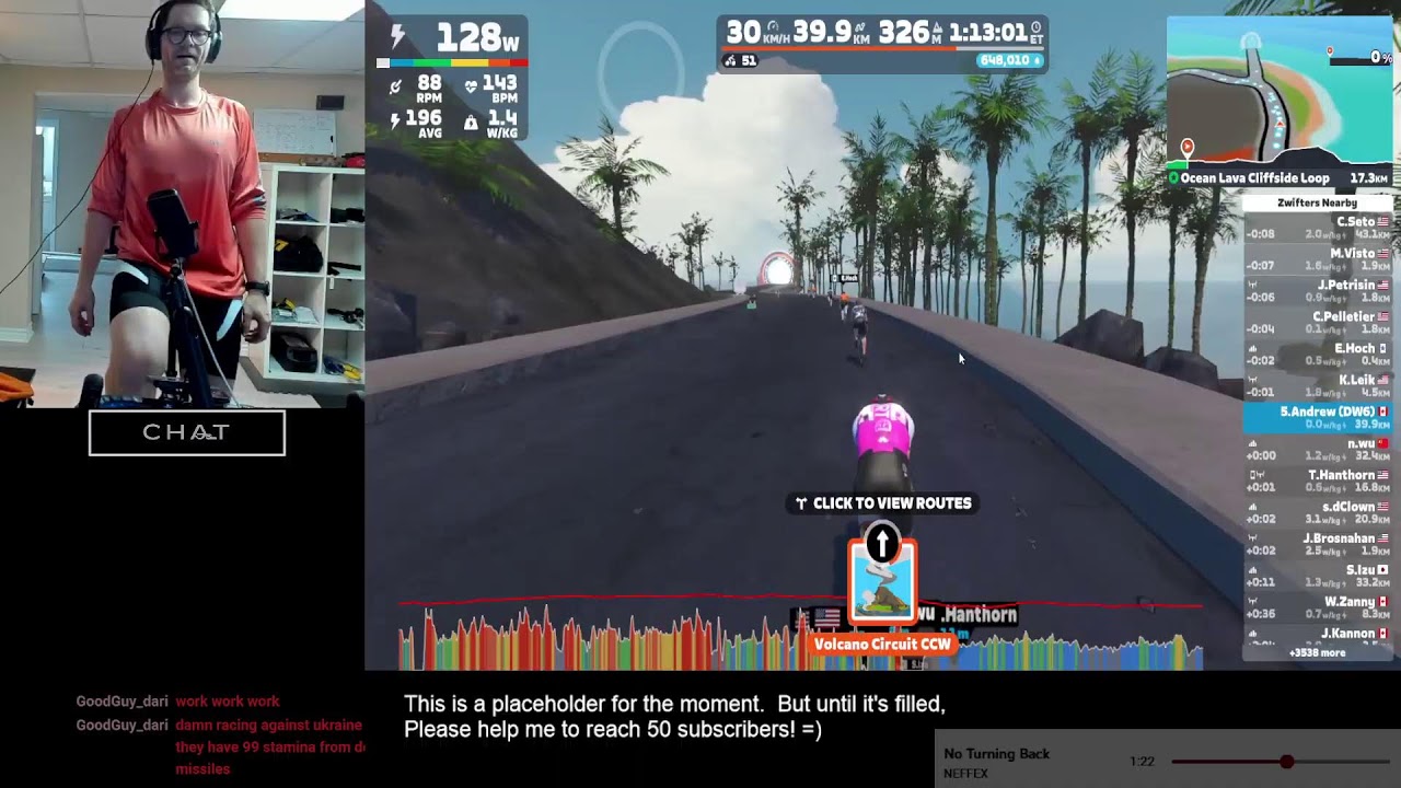 Zwift - WTRL TTT | Ocean Lava Cliffside Loop Race
