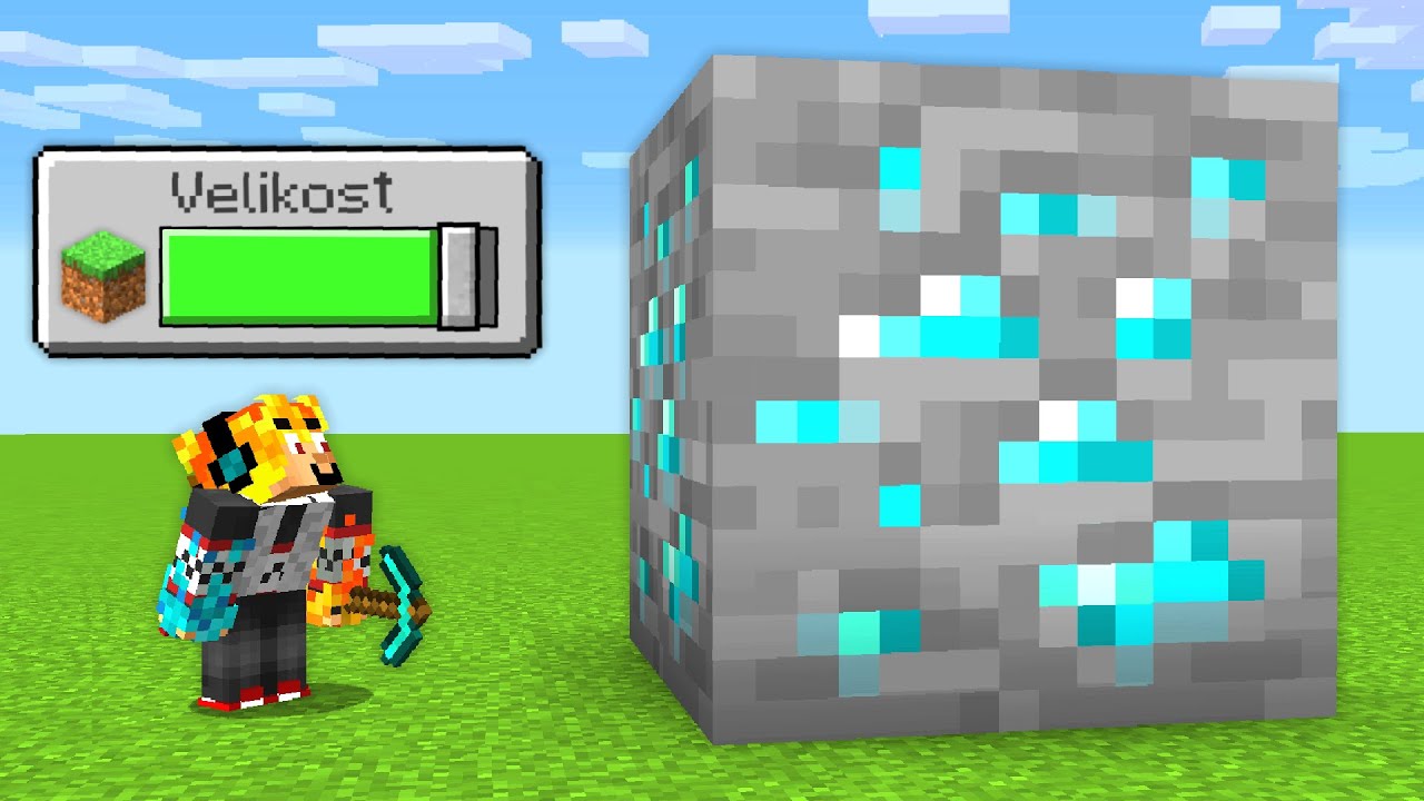 Minecraft, ale všechny blocky jsou OBROVSKÝ...