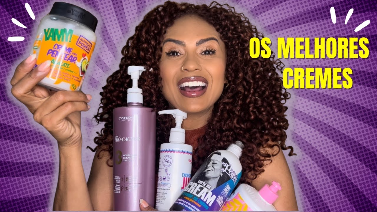 TOP 5 CREMES DE PENTEAR QUE MAIS DEFINEM OS CACHOS - Super Pretinha