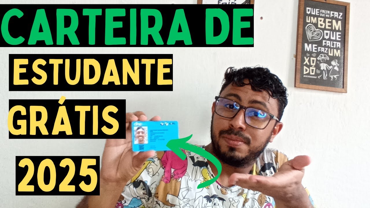 GUIA COMPLETO PARA SOLICITAR A CARTEIRA DE ESTUDANTE GRATUITA 2025