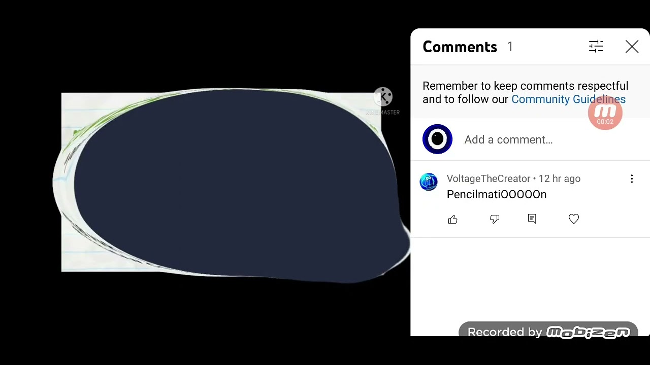 LOOK!!!!!! VOLTAGETHECREATOR JUST COMMENTED FOR THE FIRST TIME!!!!!!!