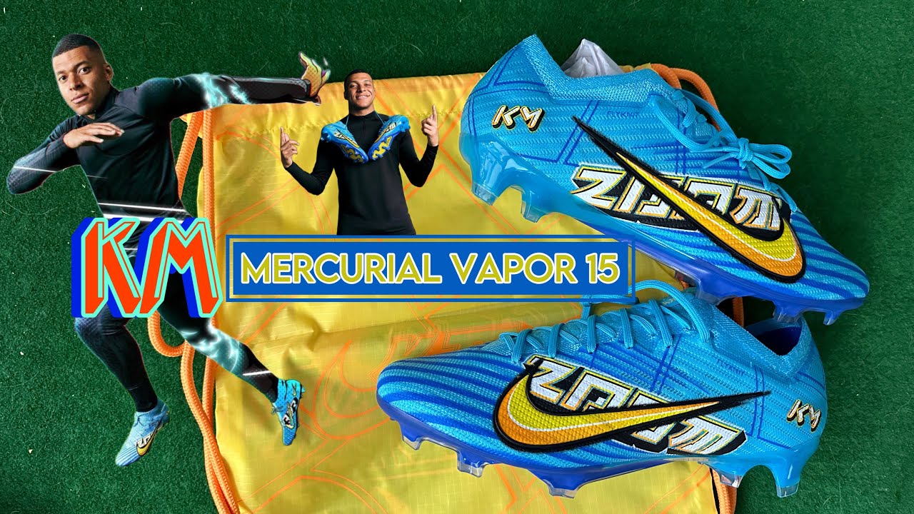 Nike Mercurial Zoom Vapor 15 Elite KM | Kylian Mbappe Signature Low-Cut Boot unboxing + on Feet ⚡️🐢