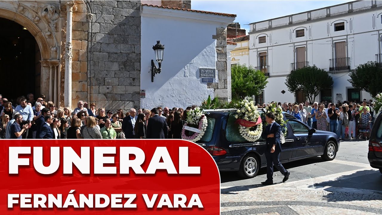 GUILLERMO FERNÁNDEZ VARA, FUNERAL completo en Olivenza: despedida entre aplausos y emoción