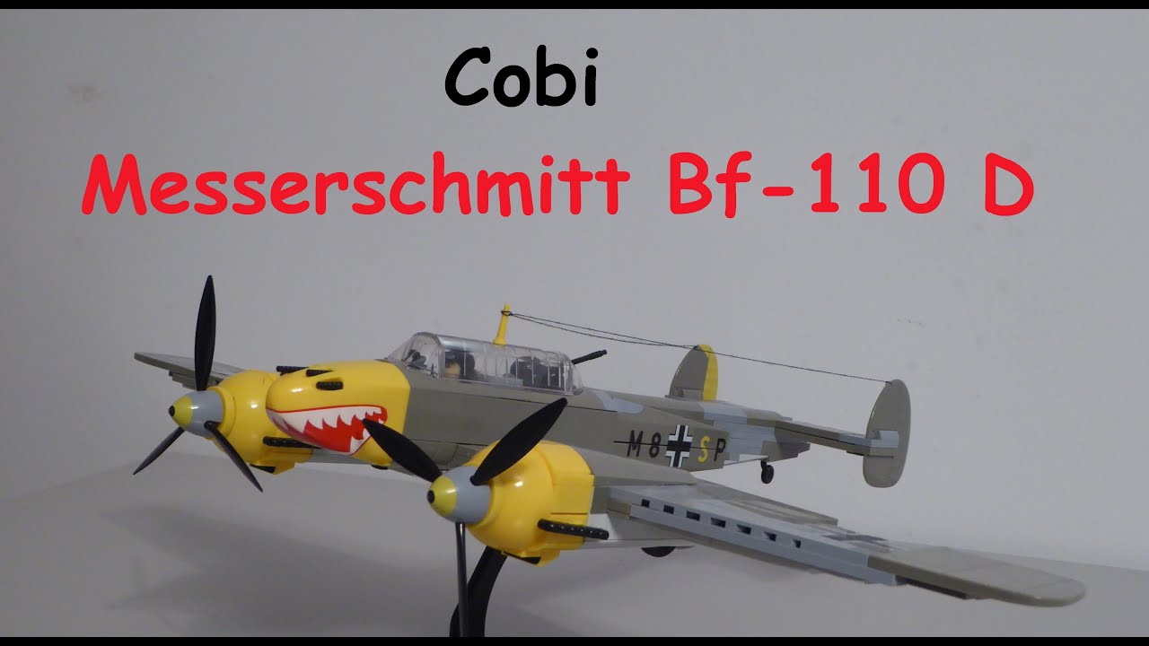 Messerschmitt Bf-110 D COBI - 5716 full build. Budowa samolotu z klocków COBI - 5716