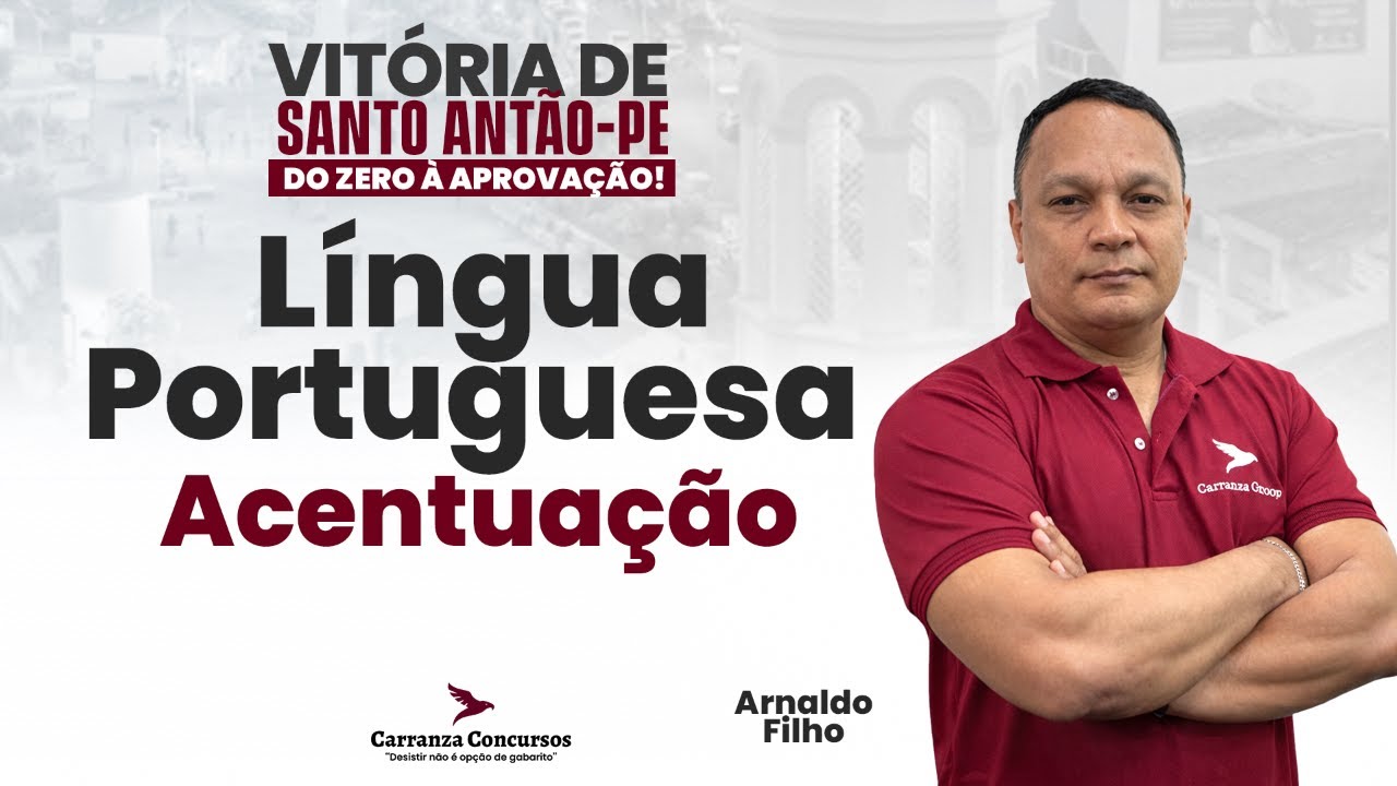 Concurso Vitória de Santo Antão-PE | Acentuação Gráfica em Língua Portuguesa para Prova