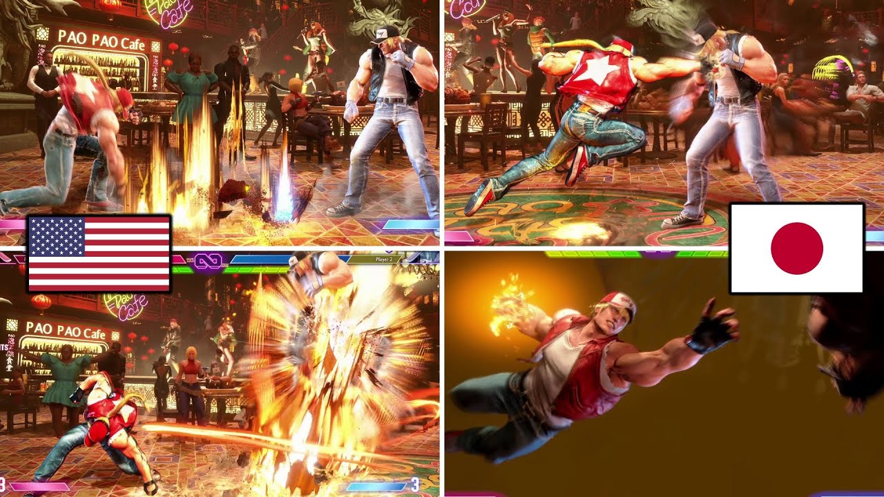 Street Fighter 6 Terry Bogard : All Special Moves and Super Arts (English and Japan Dub)
