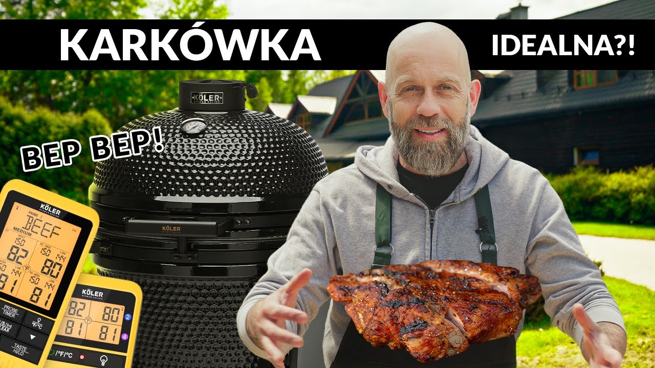 Soczysta karkówka z grilla! Grillowy obiad! Przepis, marynata, sos, TEST! Grill ceramiczny KAMADO!