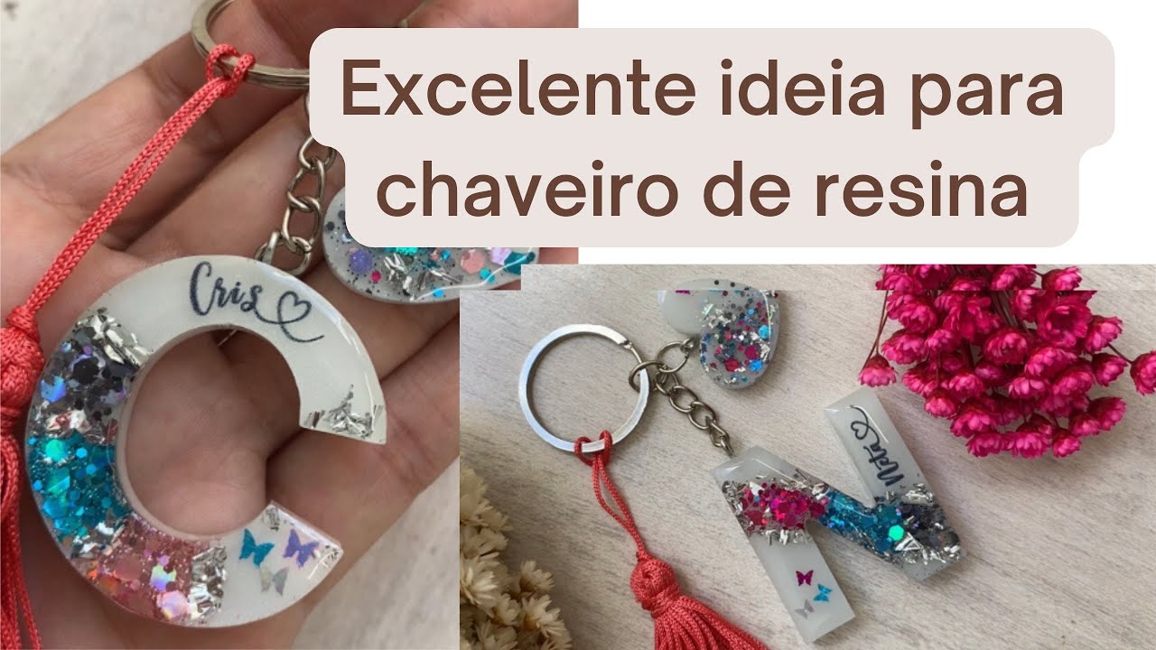 [Passo a Passo] Chaveiro de resina estilo geodo #resina #chaveiro #ideia