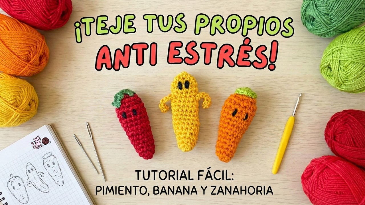 Fidget Toys a Crochet 🥕 La Nueva Tendencia para VENDER (Fácil y Rápido)