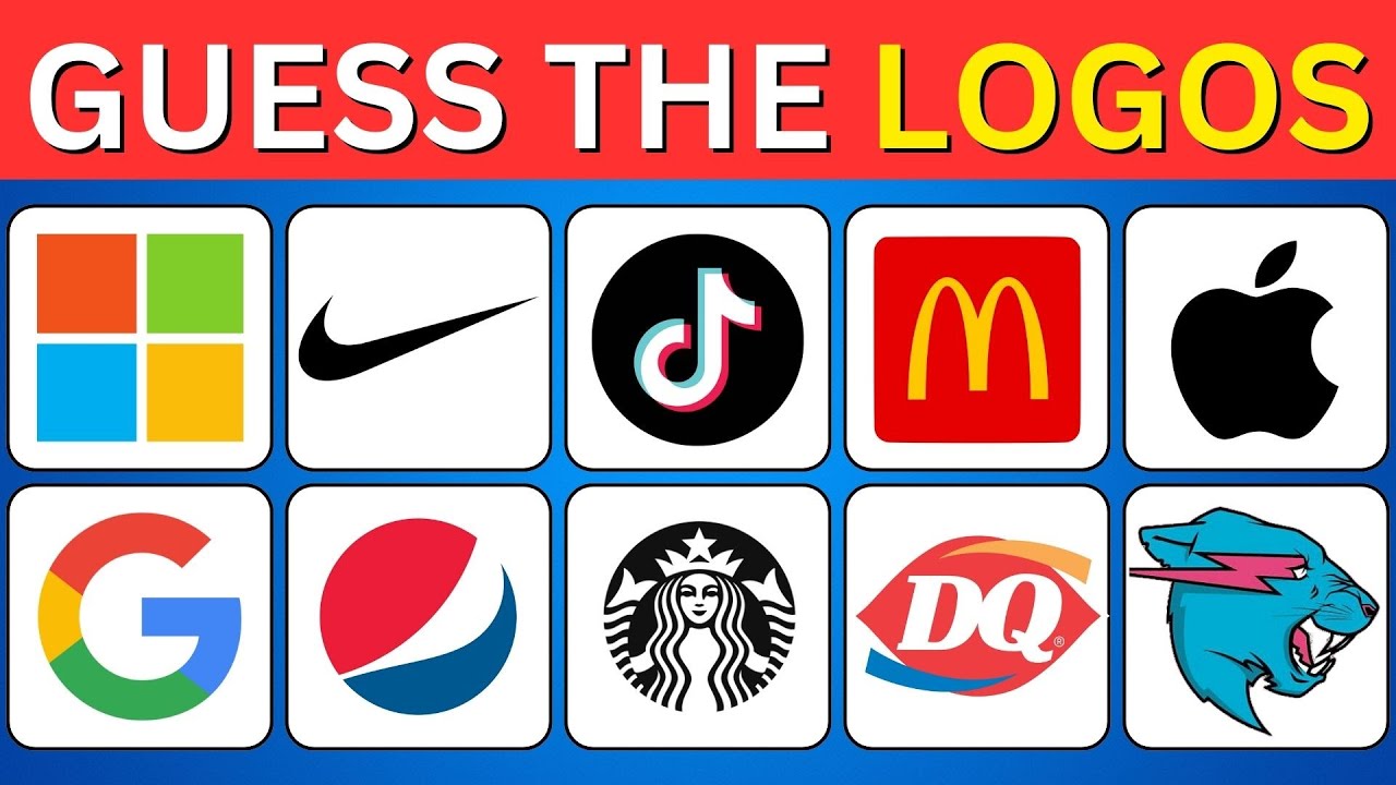 Guess The LOGO |  LOGO Quiz | Famous LOGOS