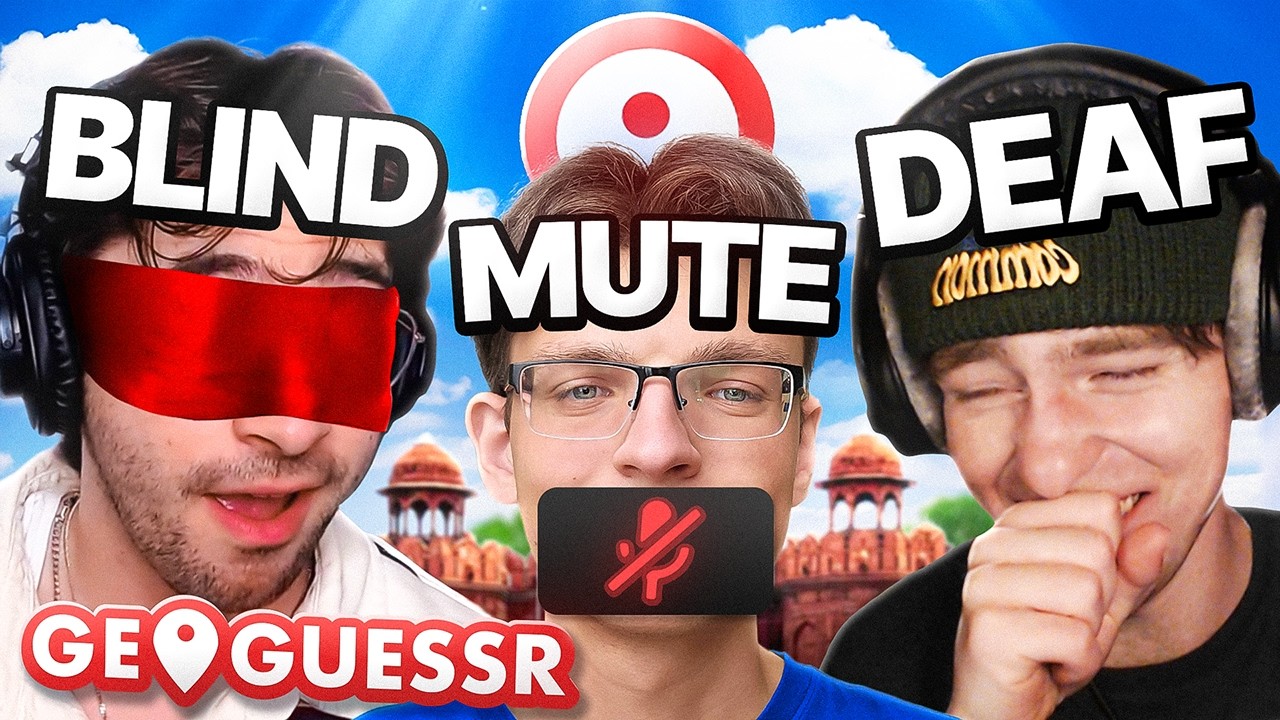 GeoGuessr BLIND DEAF MUTE CHALLENGE 2 w Radu C and Pikau