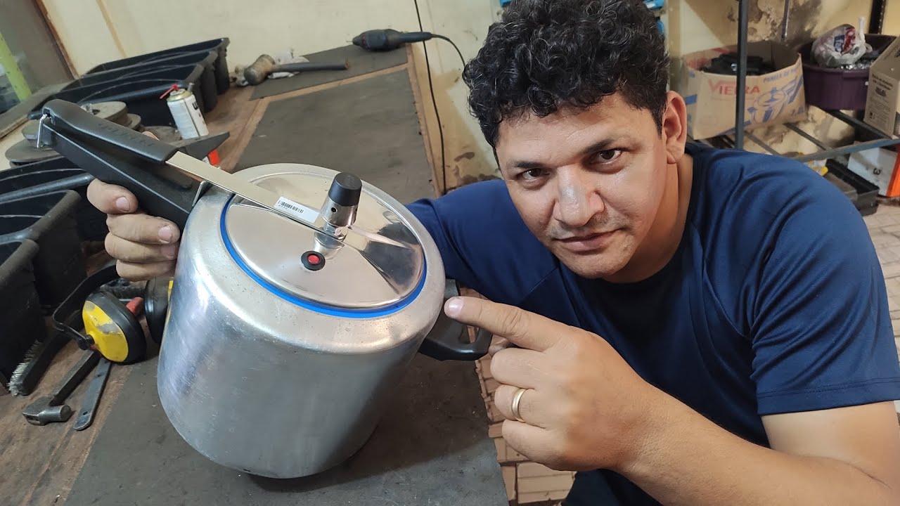VEJA COMO  FECHAR A BOCA DA  PANELA DE PRESSÃO TODA ESTUFADA !