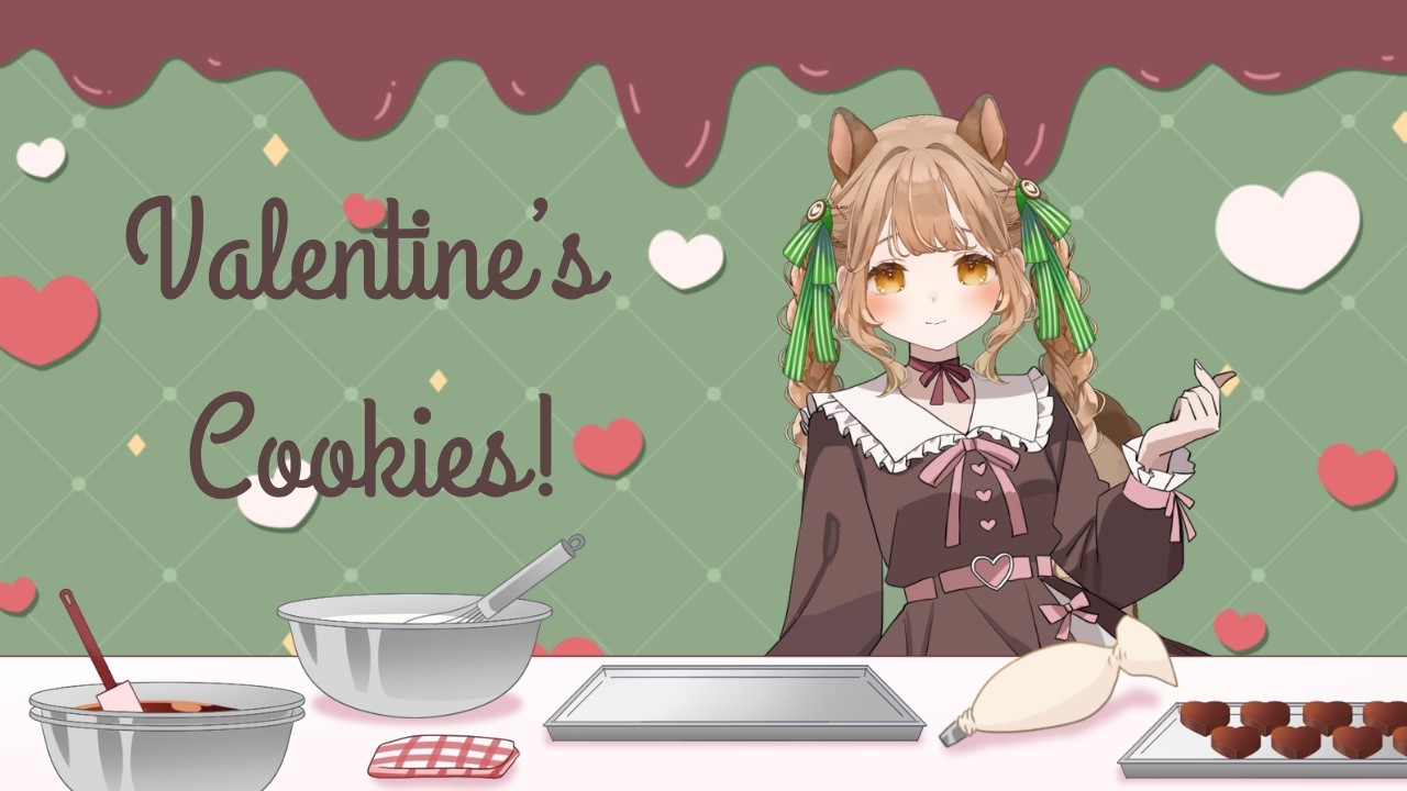 【Valentines】 Decorating cookies for you!