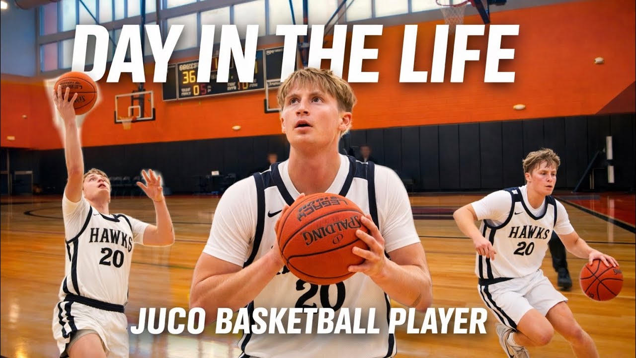 DAY IN THE LIFE of a JUCO BAKSETBALL PLAYER  VLOG 
