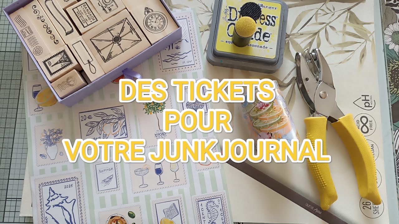 {20}:TUTO EMBELLISSEMENTS TICKETS 🎟️ 