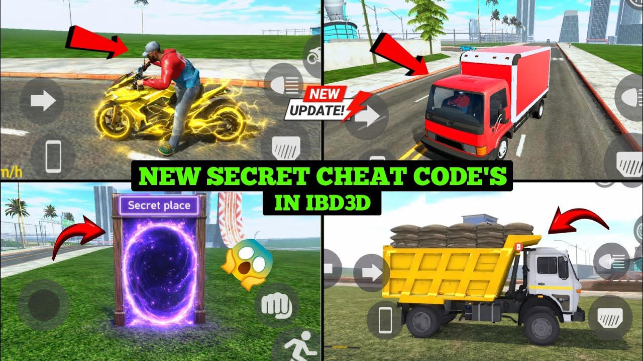 🚀 Secret Place Location + New Truck Cheat Code | Indian Bikes Driving 3D Update | Shimul Gamerz ✅
