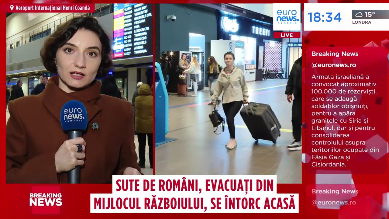 Sute de români, evacuați din mijlocul războiului, se întorc acasă