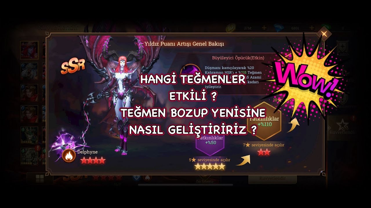 DUNGEON HUNTER 6 TEĞMENLER HANGİLERİ ETKİLİ ? NASIL BAŞKA TEĞMEN GELİŞTİRİRİZ ?