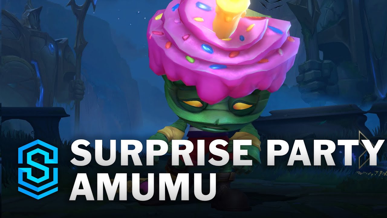Surprise Party Amumu Wild Rift Skin Spotlight