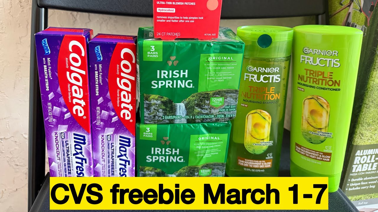 CVS Deals March 1-7|| $33 worth of products for free