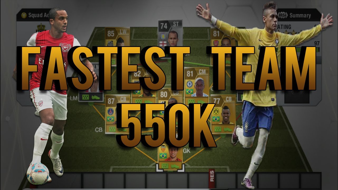 550k Fastest FIFA 13 Ultimate Hybrid Team & Players Challenge Part 1 | Squad Builder #9