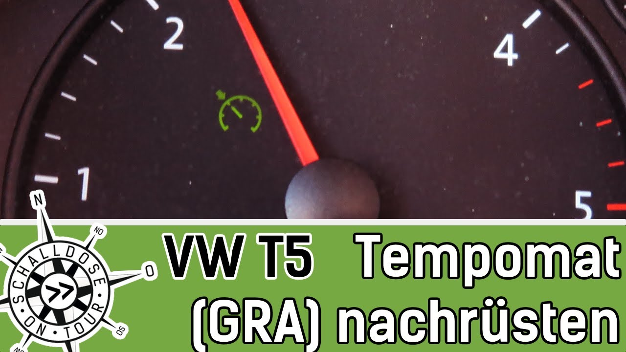 VW T5 Tempomat nachrüsten || GRA Nachrüst-Set verbauen || SCHALLDOSE ON TOUR