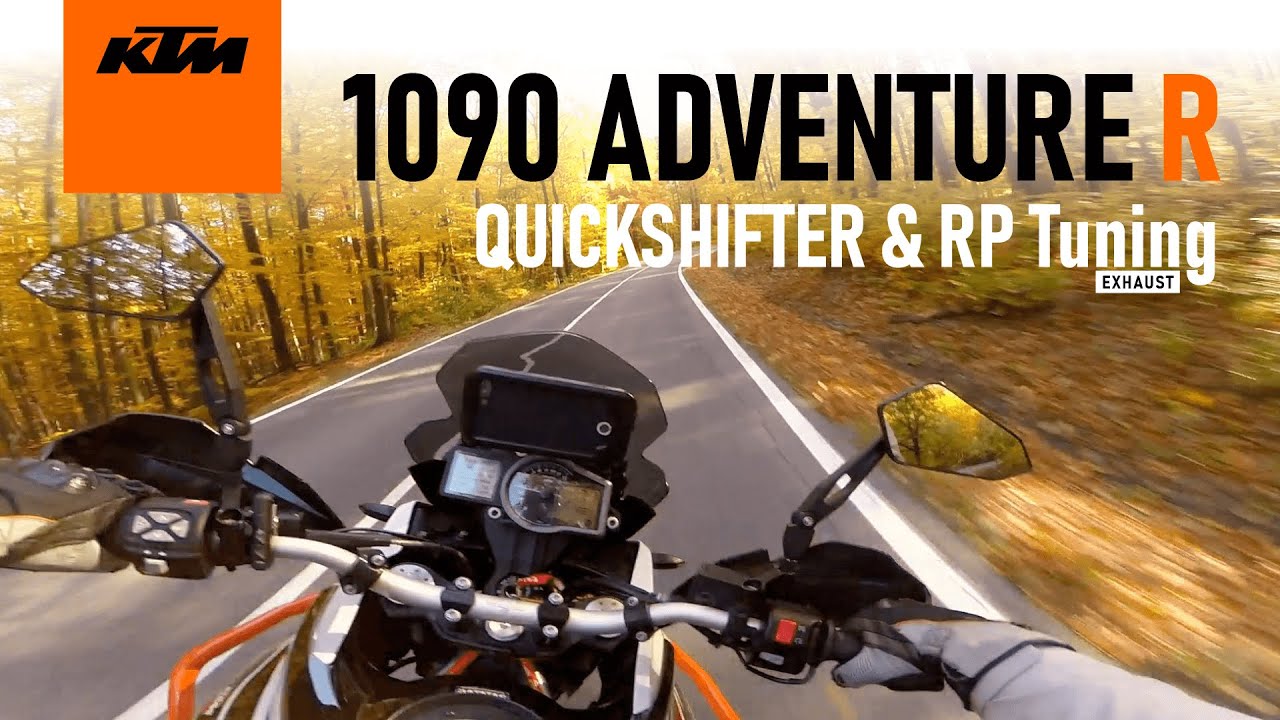 KTM Adventure R 1090 Quickshifter & RP Tuning exhaust (Pure Sound - OnBoard)