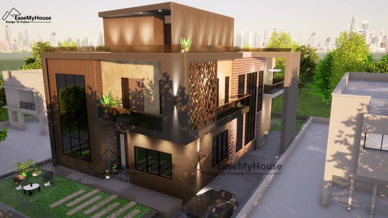 AMAZING LUXURY MODERN RESIDENCE VILLA | DREAM VILLAS | #architects  #modernhousetour  | EaseMyHouse
