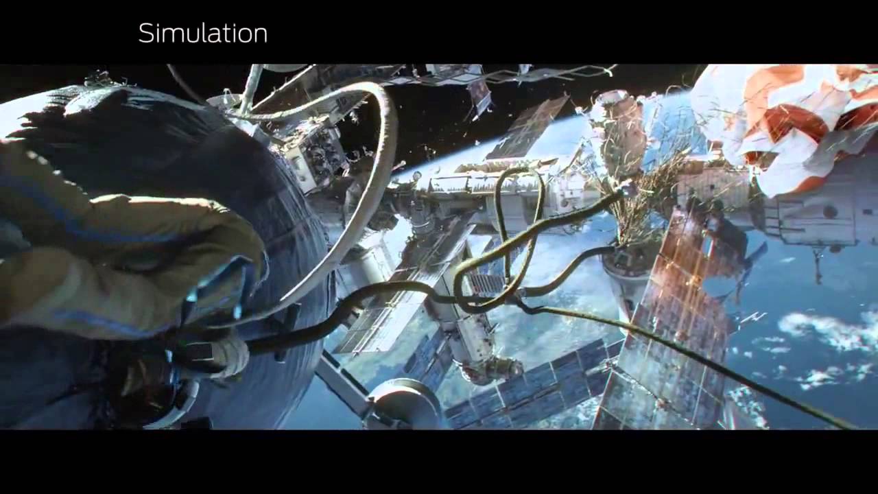 Qravitasiya filminin &ccedil;əkliş səhnələri