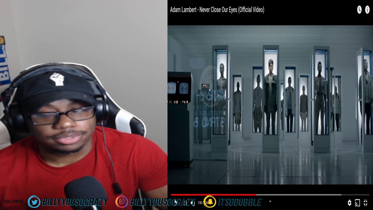 Adam Lambert - Never CLose Our Eyes REACTION!