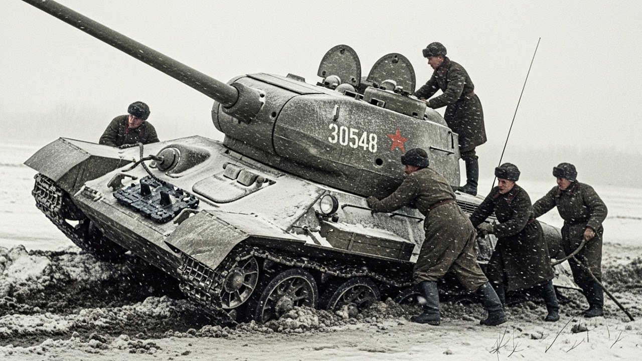 Jak okrutne było życie czołgisty w T-34 podczas zimy?