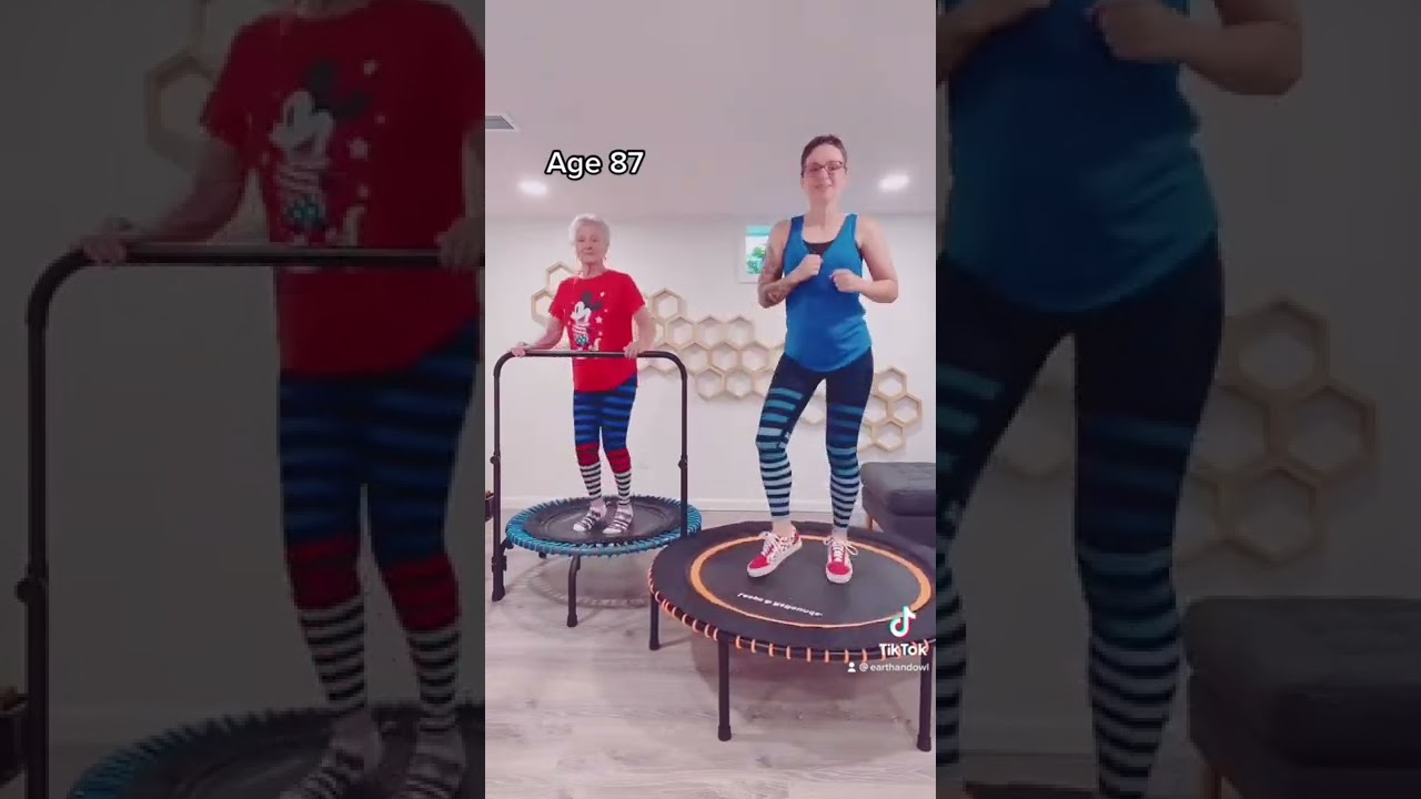 Rebounding for seniors #shorts #rebounding #seniorfitness