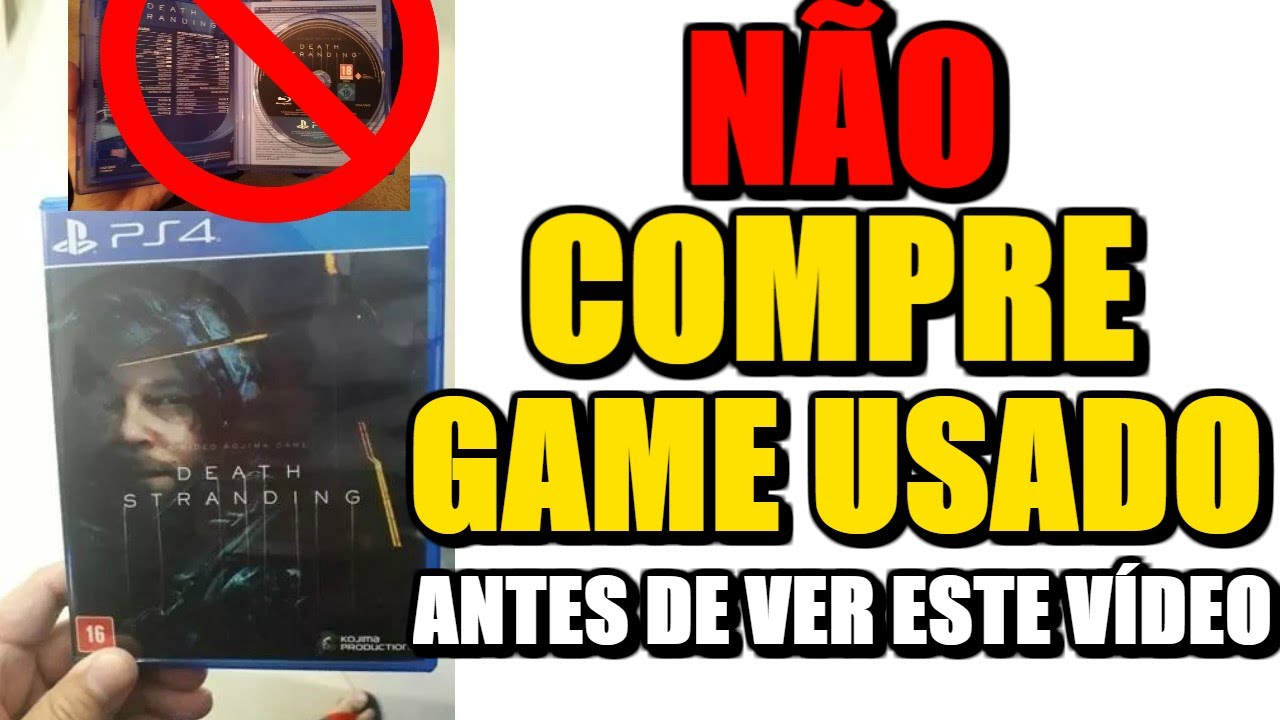 N&Atilde;O COMPRE JOGO USADO !!! Antes de ver este v&iacute;deo...