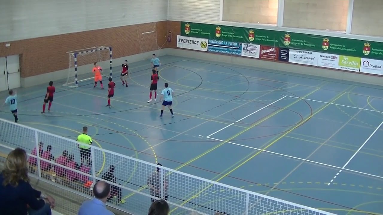 partido liga juvenil Arroyo Futsal vs VTG Futbol Sala 5 1 20 10 2018