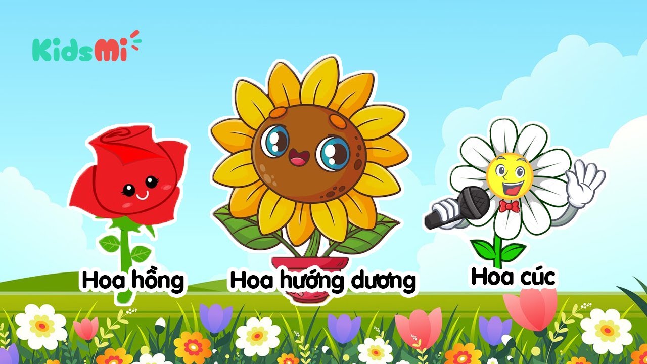 Tổng Hợp Câu Đố Nhận Biết Các Loài Hoa Cho Trẻ | Kids Mi