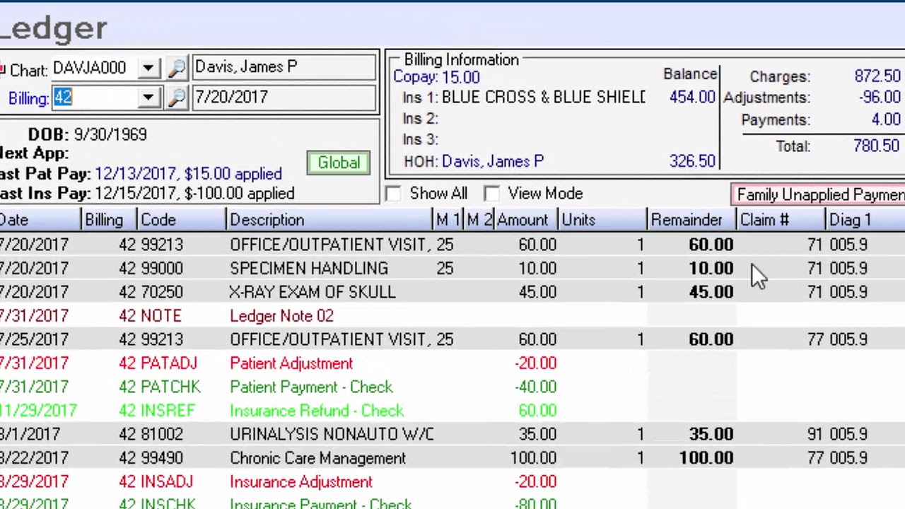 Billing Balance Drop Down - v18 | Medical Software Tip
