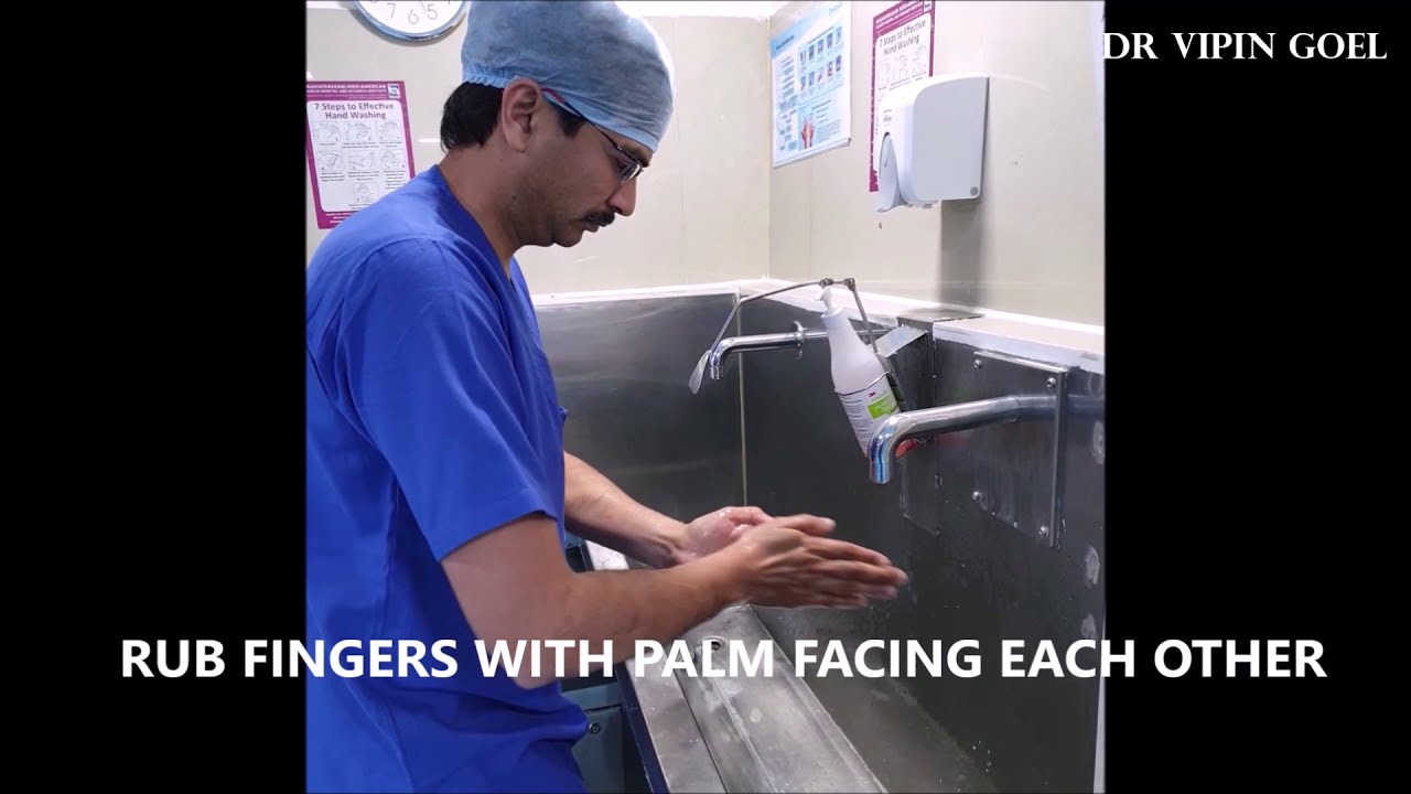 Surgical Hand Scrub Technique