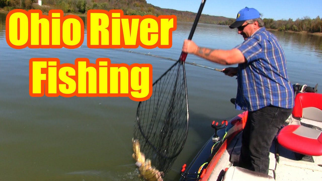 Ohio River fishing: Anchoring on River bends