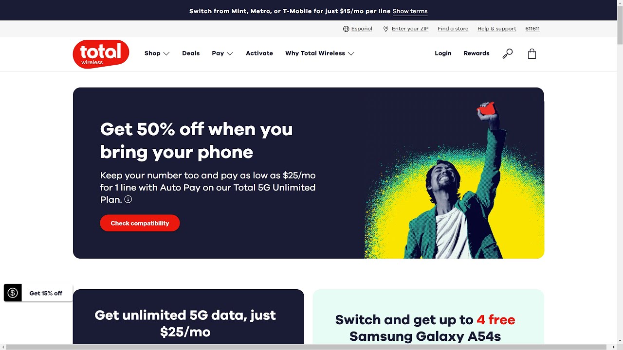 Total Wireless $25 BYOD Truly Unlimited Data Plan Promo With Premium Priority Data