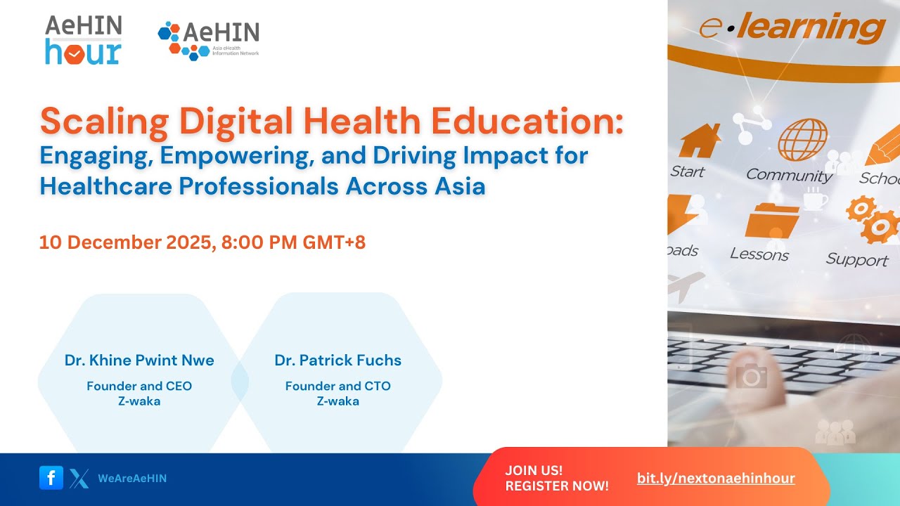 Scaling Digital Health Education: Engaging, Empowering & Driving Impact for HCPs Across Asia
