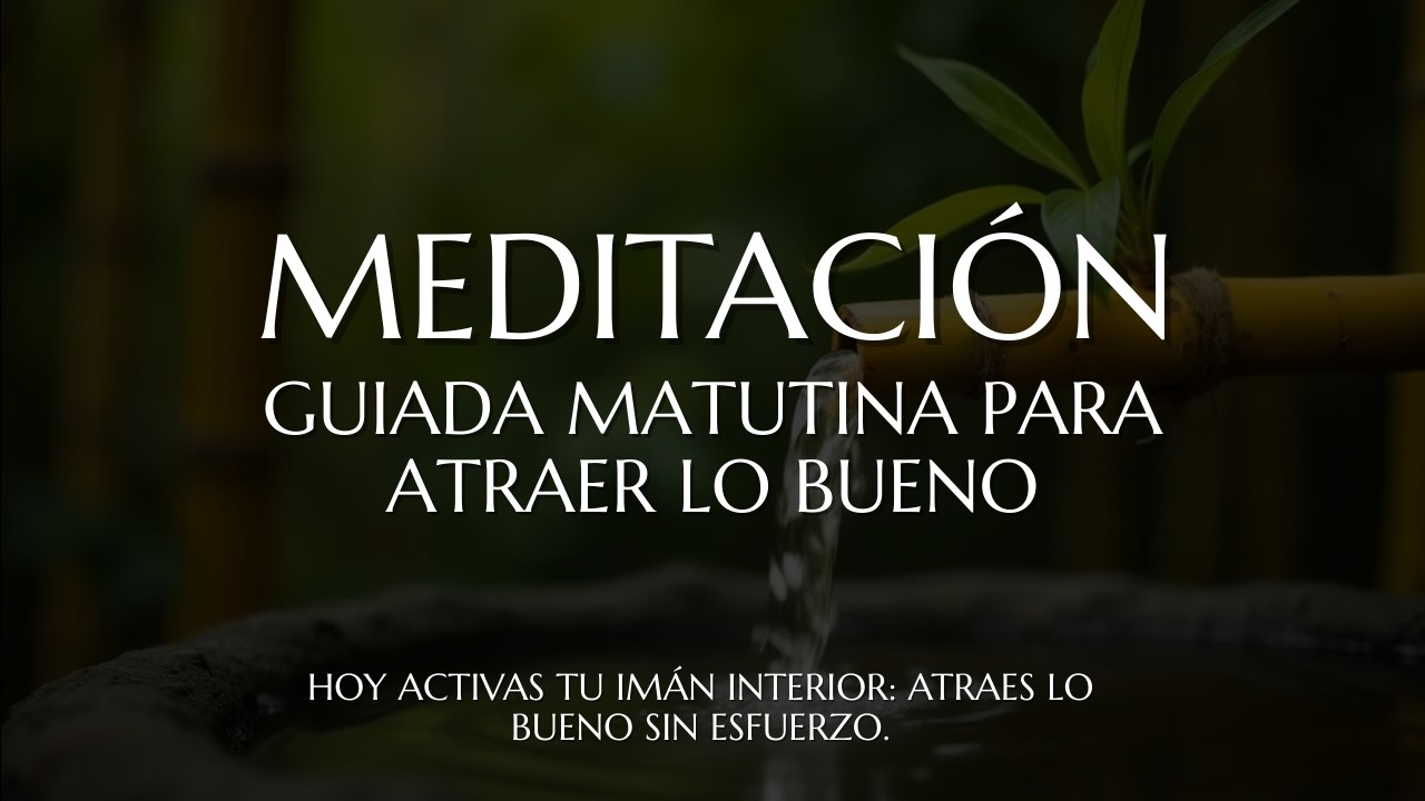 🧲 MEDITACIÓN Guiada Matutina para ATRAER lo BUENO | Soluna Alma ✨